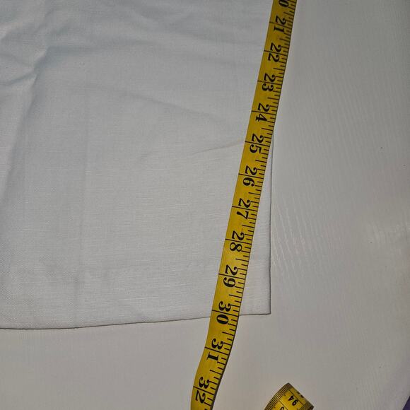 Cubavera Linen Blend Pants Men's 54x30 White NWT Big & Tall Flat Front Resort - Picture 9 of 9